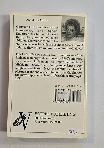 A Finnish American Family - How it was in the old days