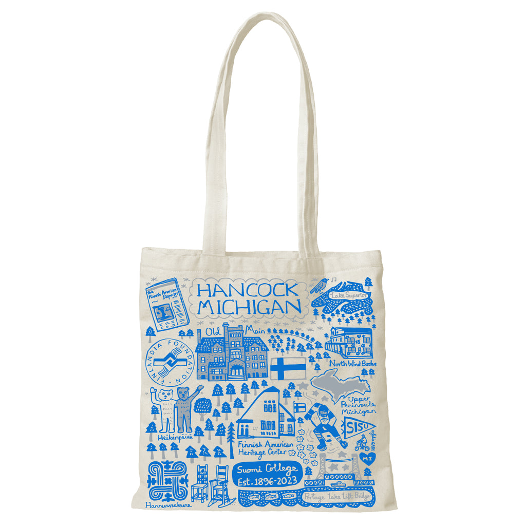 Slim Canvas Tote