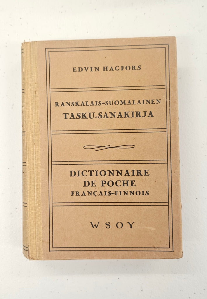 Ranskalais-Suomalainen Tasku-Sanakirja (French-Finnish Pocket Dictionary)