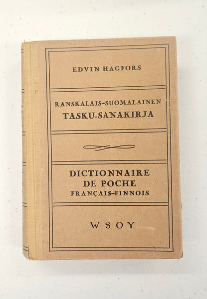 Suomalais-Englantii Sanakirja (Finnish- English Dictionary)