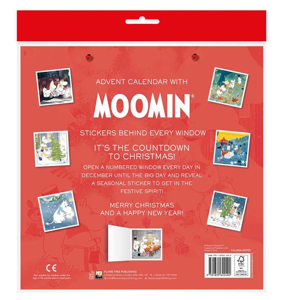 Moomin: Christmas Comes to Moominvalley Advent Calendar (with stickers)