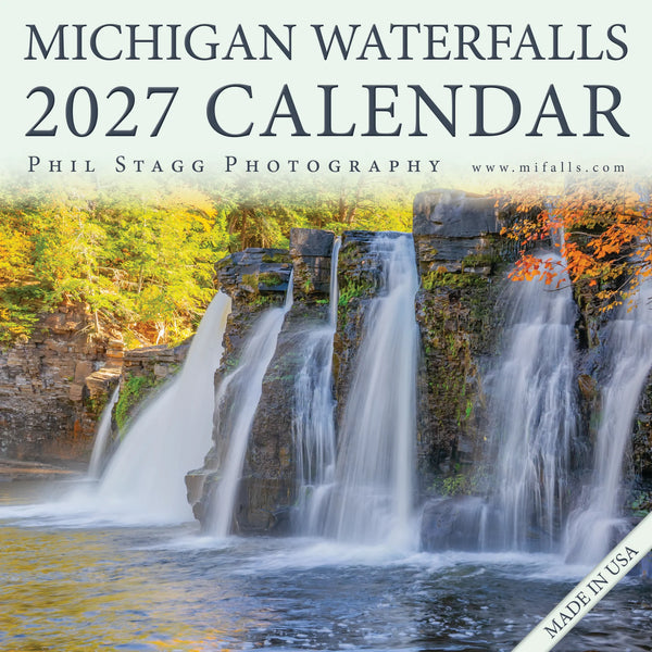 2027 Michigan Waterfalls Calendar