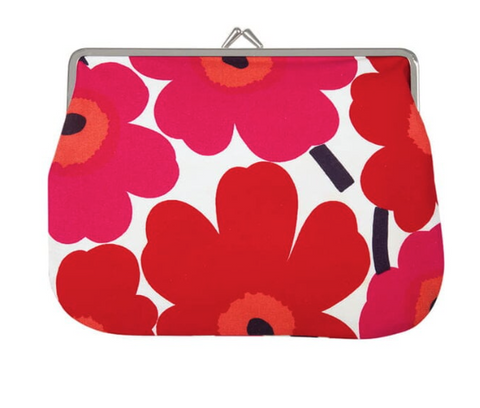Marimekko Puolikas Kukkaro Mini Unikko - Red