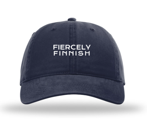 Fiercely Finnish - Navy Dad Cap