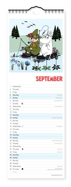 Moomin Slim Wall Calendar 2027