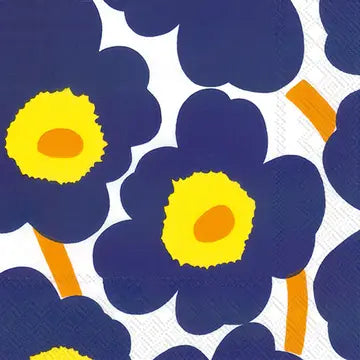 Marimekko Lunch Napkins - Navy