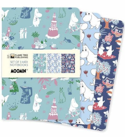 Moomin: Set of 3 Midi Notebooks